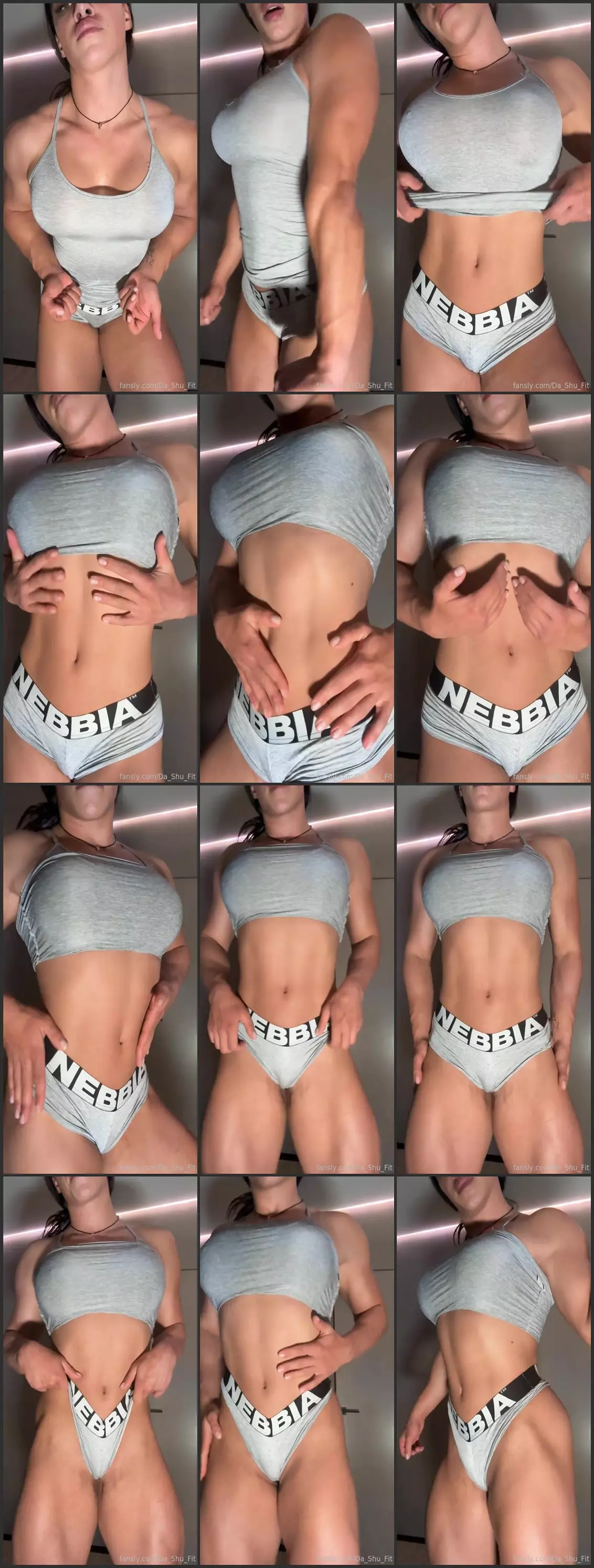 Daria Shuer Flexing Hard Body