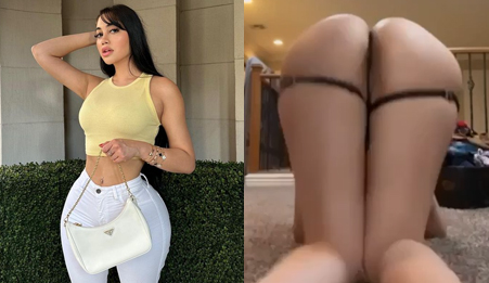 Jaylineojeda Ass Spanking|Jaylineojeda Spread Huge Ass