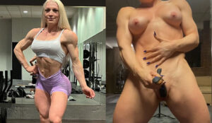|Kbfitgirl Standing Masturbates