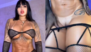 |Lis Valderrama Fishnets Lingerie