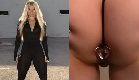 Misscarriejune Leaks Onlyfans|Misscarriejune Showing Off That Anal Plug