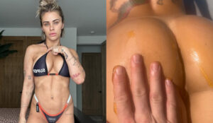 Paige VanZant Leaks|Paige VanZant Sunbathing And Being Oiled