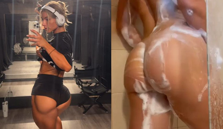 |Sabrinanic Taking A Shower After The Gym