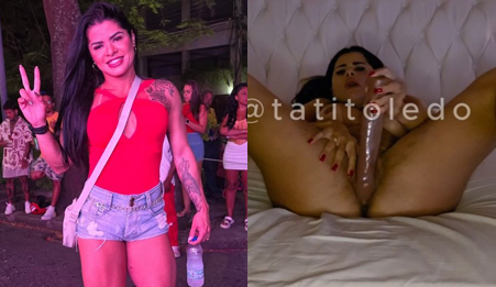 |Tatitoledo Big Dildo Masturbating